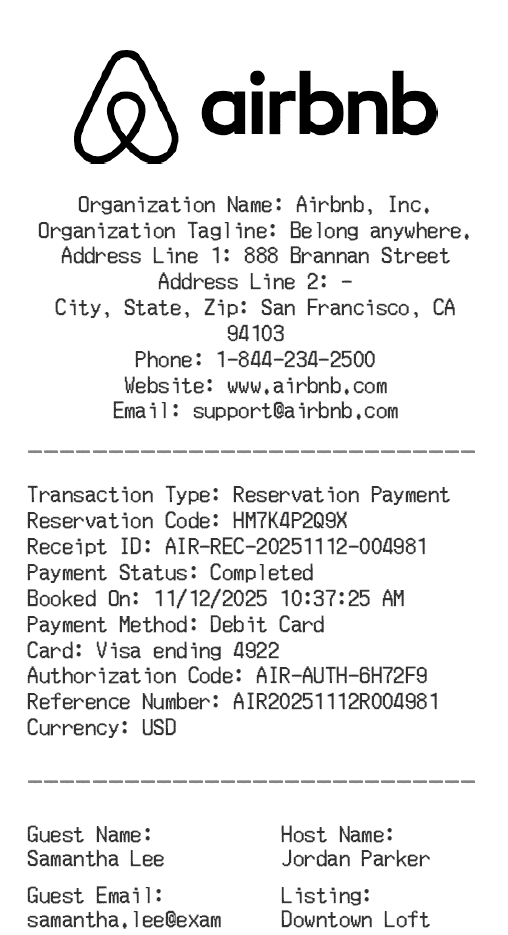 Receipt Image