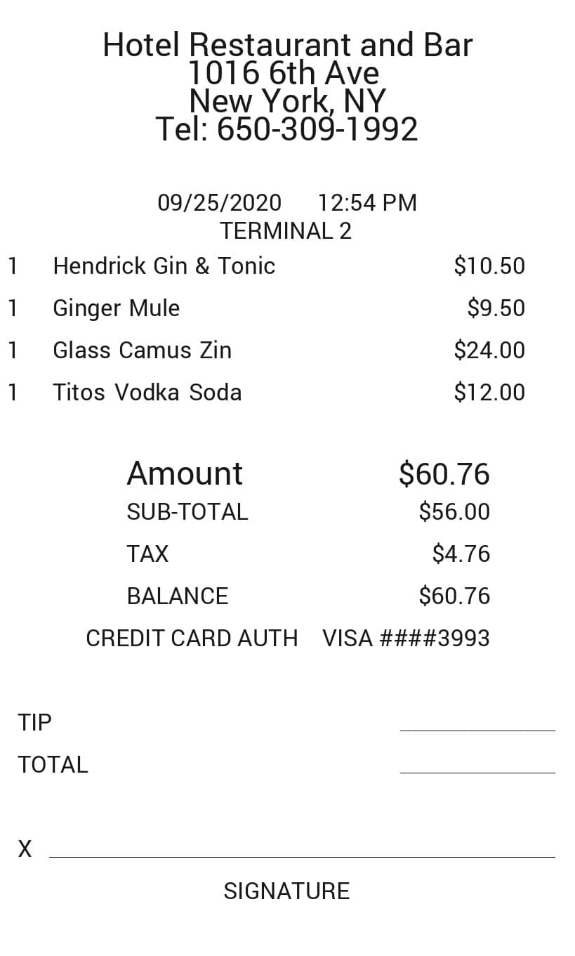 Receipt Image