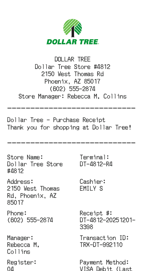 Receipt Image