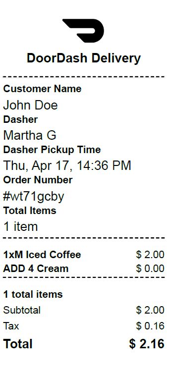 Receipt Image