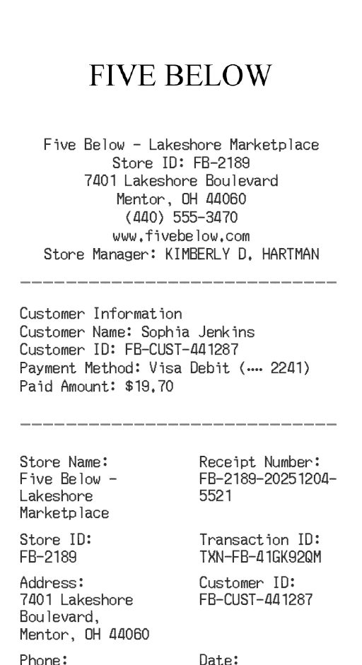 Receipt Image