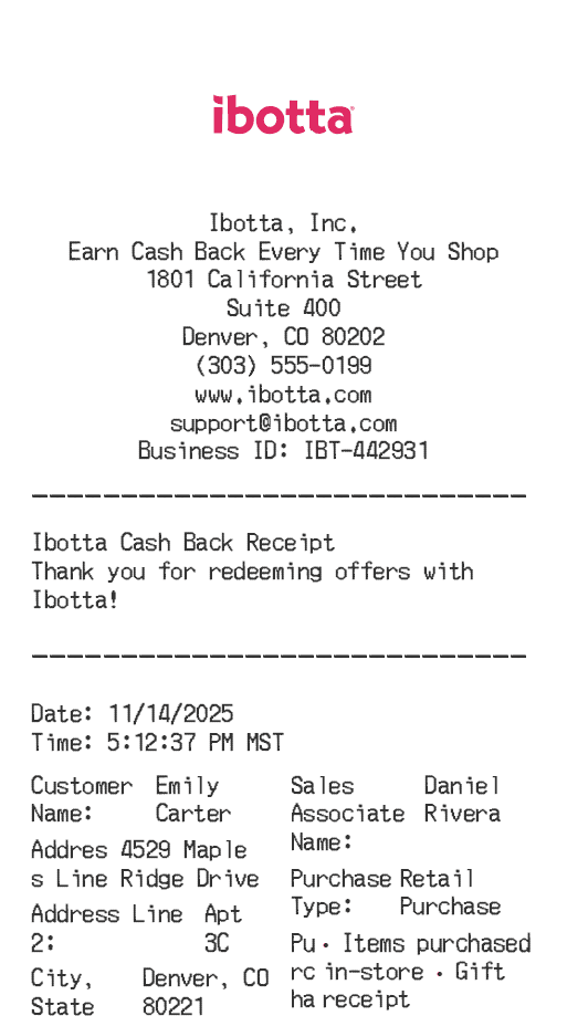 Receipt Image