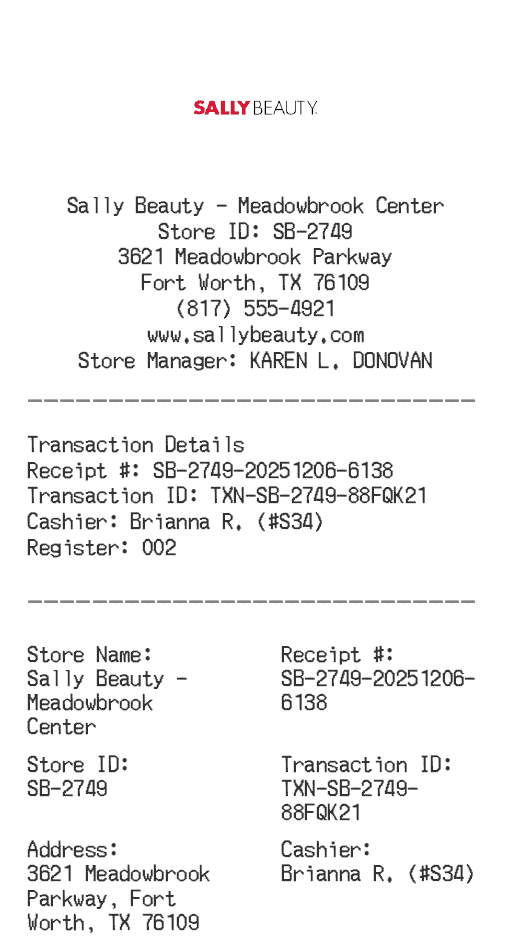 Receipt Image