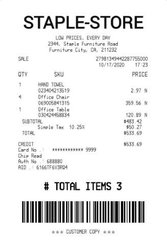 Receipt Image