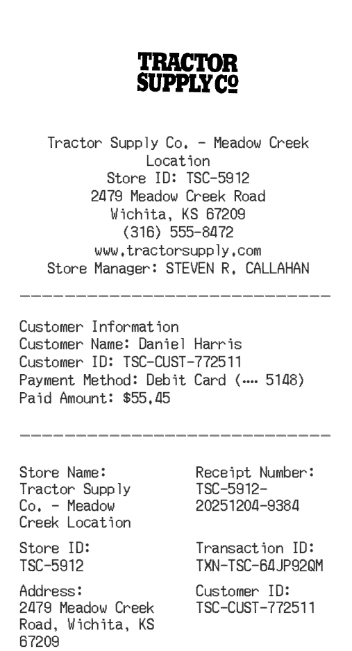 Receipt Image