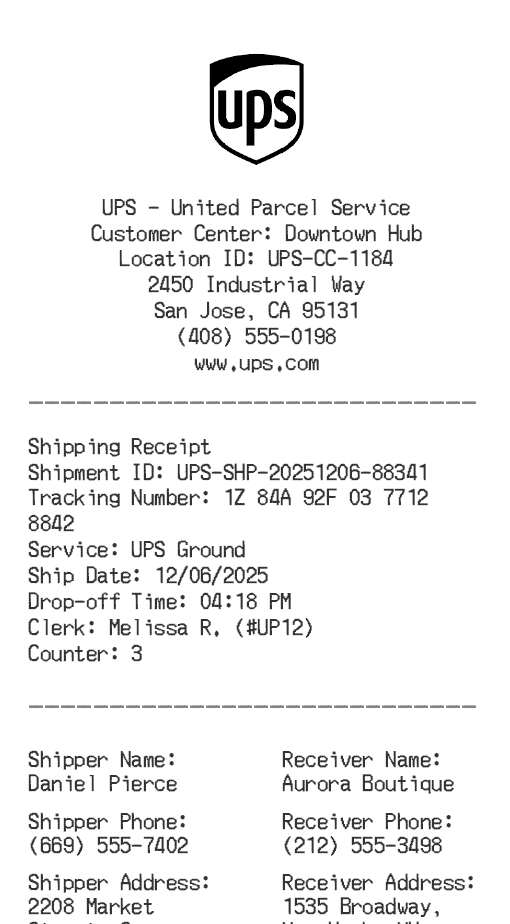 Receipt Image