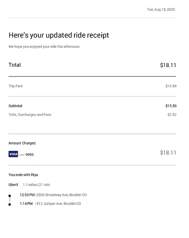 Uber Receipt Logo