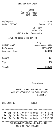 Receipt Image