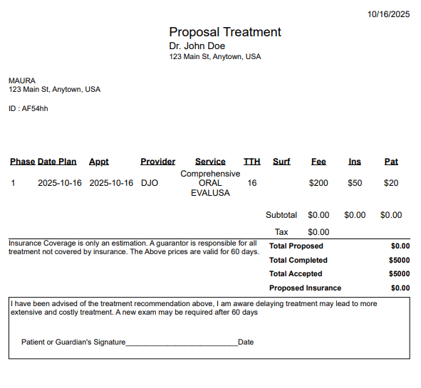 Hospital Receipt Logo