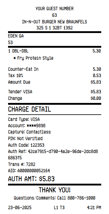 Receipt Image