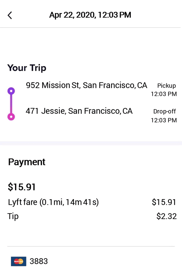 Lyft Receipt Logo